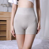 High Waist Control Panties Seamless Safety Shorts Pants Elastic Shapewear Women UnderPants Girls Slimming Lingeries Mart Lion Gray M China