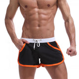 Summer Men's Shorts Casual Home Sleep Bottoms Lightweight Arrow Pants Fitness Bodybuilding Sweatshorts Quick Dry Beach Shorts Mart Lion Black 01 M China