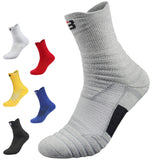 Professional Sports Cycling Sock Outdoor Performance Elite Basketball Fitness Running Athletic Compression Quarter Men Boy Mart Lion   
