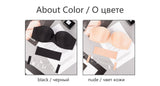 1pcs Strapless Bra Woman Seamless Bras One-Piece Push Up Underwear Lingerie Transparent Shoulder Strap Mart Lion   