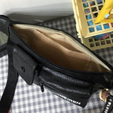  Leather Women Waist Pack Crossbody Bag Waterproof Travel Phone Pouch Belt Bags Unisex Chest Bags Hip Fanny Pack Mart Lion - Mart Lion