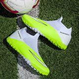 Breathable Mesh Men's Football Shoes TF/FG High-Level Socks After Wear-Resisting Football Sneakers Mart Lion   