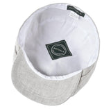 Herringbone Linen Newsboy Cap Men's Summer Women Bakerboy Caps Breathable Flat Hat Apple Beret Hats 007 Mart Lion   