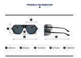  JackJad Cool Shield SteamPunk Style Side Shield Sunglasses Vinatge Brand Design Oculos De Sol 66337 Mart Lion - Mart Lion