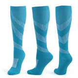 Varicose Veins Socks Compression Stockings Nurse Sports Cycling Socks for Diabetics Running Gift for Men Diabetes Nature Hiking Mart Lion 20 S M 