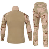 Men's Tactical Camouflage Sets Military Uniform Combat Shirt+Cargo Pants Suit Outdoor Breathable Sports Clothing Mart Lion   