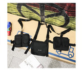 Street Style Men's Waist Bags Sports Running Tactical Package Nylon Unisex Belt Pack Chest Rig Bag Travel Bags Men's Phone Pouch Mart Lion   