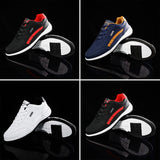 Leather Men's Shoes Trend Casual Walking Shoe Breathable Waterproof Male Sneakers Non-slip Footwear Mart Lion   