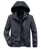 Winter Parkas Men's Warm Streetwear Casual Windbreaker Plus Velvet Bomber Jacket Detachable Hat Hooded Cotton-Padded Coats Mart Lion 2118H-Dark Grey M 