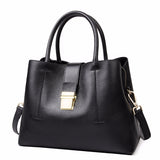 Female Genuine Leather Bucket Bag Handbag Large Capacity Shoulder Red Black All-Match Messenger 32*14*23 Mart Lion 9738-D-1  