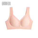 Sports Yoga Bras Seamless Active Bra Push Up Lingerie Wire Free Soft Sleep Wear Underwear For Woman Lady Mart Lion pink M 