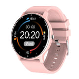 ZL02D Smart Watch Men's Lady Sport Fitness Smartwatch Sleep Heart Rate Monitor Waterproof For IOS Android Bluetooth Phone Mart Lion Pink  
