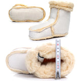 Winter Warm Kids Snow Boots -30 Degree Real Fur Sequins Platform Shoes Girls Boys Ankle Boots Space Mart Lion   