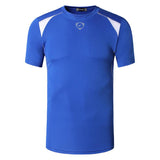 jeansian Men's Sport Tee Shirt T-Shirt Tops Running Gym Fitness Workout Football Short Sleeve Dry Fit LSL1050 Black2 Mart Lion LSL1058-Blue US S China