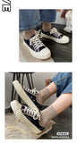 Shoes Women Canvas Summer Student Sneakers Korean All-Matching Retro Easy Matching Board Mart Lion   