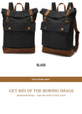 Fahion vintage Backpacks Mochila Retro Canvas Back Packs Travelling Bags For Men Large Capacity Rucksacks Designer Bag  MartLion