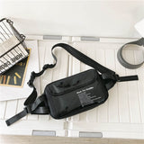 Casual Chest Bag Men's Belt Fanny Pack Nylon Outdoor Phone Pouch Crossbody Bag Street Style Unisex Waist Bags Mart Lion   