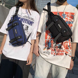  Casual Short Travel Bag Men's Crossbody Pouch Nylon Multi-Function Anti-Theft Messenger Bags Unisex Belt Waist Pack Phone Pouch Mart Lion - Mart Lion