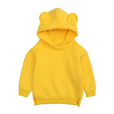 Children Clothing Hoodies For Girls Boys Sweatshirt With Hood Autumn Cute Thicken Fleece Outerwear Kids Clothes From 0-4 Year Mart Lion Yellow 73(6-9onth) China