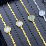  24K Thick Plated Adornment Alluvial Gold Watch Chain Is To Restore Ancient Ways Ms Temperament  gold Watch Quartz  Buckle Mart Lion - Mart Lion