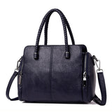 Tote Bag Leather Luxury Handbags Women Designer ladies Crossbody Mart Lion BLUE China 