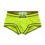 Underpants Men's Underwear Mesh Ropa Interior Hombre Boxer Cueca Masculina Underwear Breathable Calzoncillo Hombre Boxer Mart Lion Fluorescent Green M 1pc