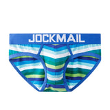 Men's Underwear Briefs Jockstrap Pouch Cuecas Cotton Stripe Panties Thongs Underpants Mart Lion   