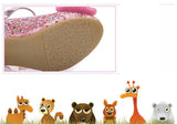 Children Princess Leather Shoes girls high heels sequin small and medium princess student Mart Lion   