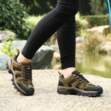 Men's Hiking Shoes Women Warm Fur Sneakers Lace Up Plush Summer Boys Walking Adult Outdoor Footwear Winter Mart Lion   