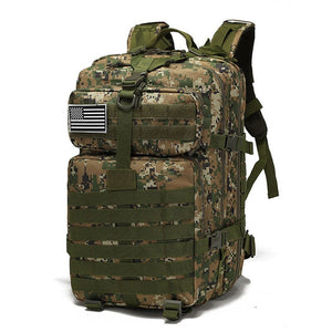 Fishing Hunting Bag 50L 1000D Nylon Waterproof Trekking Backpack Outdoor Military Rucksacks Tactical Sports Camping Hiking Mart Lion   