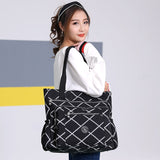 Messenger Bags Women Shoulder Nylon Handbag Large Capacity Tote Shopping Bag Ladies Casual beach Mart Lion   