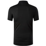 jeansian Men's Sport Tee Polo Shirts Golf Tennis Badminton Dry Fit Short Sleeve Mart Lion   