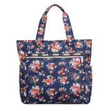 Women Shoulder Bag Large Capacity Ladies Messenger Nylon Light Handbags Floral Pattern Beach Bolsa Feminina Mart Lion 5 (30cm<Max Length<50cm) 