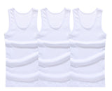 3pcs/lot Cotton Men's Underwear Sleeveless Tank Top Solid Muscle Vest Undershirts O-neck Gymclothing T-shirt vest Mart Lion 3bai L 