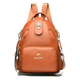  Designer Backpack Women Leather Backpack Large Capacity School Bags for Girls Large Travel Backpack Mart Lion - Mart Lion
