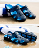 Men's Shoes Summer Water Beach Casual Sport Sandals Anti-Slip Seaside Shoes for Outdoor Swimming Mart Lion   