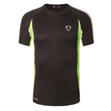 jeansian Sport Tee Shirt T-shirt Running Gym Fitness Workout Football Short Sleeve Dry Fit LSL147 Orange Mart Lion LSL147-Black US S 