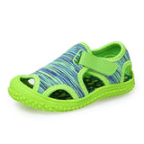 Summer Baby Boys Girls Sandals Childrens Aqua Sport Soft Non-slip Toddler Infant Shoes Kids Outdoor Beach Water Mart Lion Green 5.5 