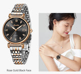 Montre Femme SUNKTA Women Watch Top Creative Design Steel Wrist Watches Female Clock Relogio Feminino Mart Lion   