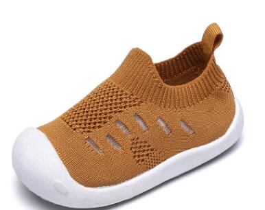 Infant Toddler Shoes Girls Boys Casual Mesh Soft Bottom Non-slip Kid Baby First Walkers Mart Lion yellow 668 3 