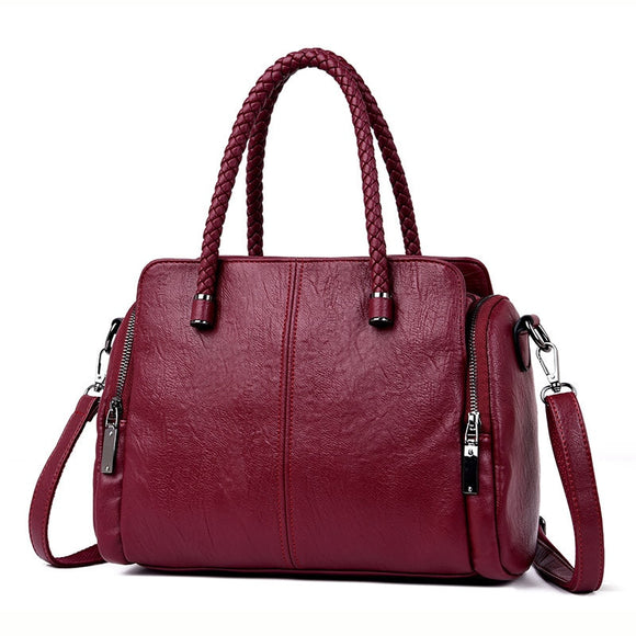  Tote Bag Leather Luxury Handbags Women Designer ladies Crossbody Mart Lion - Mart Lion