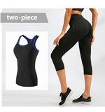 Women's Clothing Gym Suit Two-piece Tracksuit Elastic Force Exercise Fitness Sportswear Seamless Push Up Yoga Set Mart Lion   