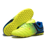 Colourful Cleats Soccer Shoes Men's Low top Spike Football Futsal Sports zapatos de Mart Lion Green  22021 35 
