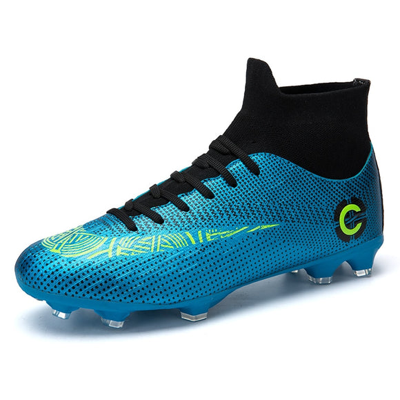 Men's  Soccer Shoes Unisex Football Cleats Ankle Boots Students Training Sneakers Kids Outdoor Sports Mart Lion - Mart Lion