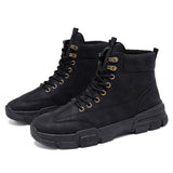  Men's Boots Waterproof Lace Up Military Winter Ankle Lightweight Shoes Winter Casual Non Slip Mart Lion - Mart Lion