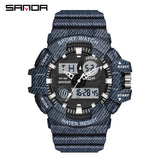  Dual Display Digital Watches for Men Waterproof Diving LED Watch Military Sport Relogio Masculino Saat Mart Lion - Mart Lion