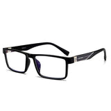 Men's Women Square Anti-blue light Myopia Glasses -1.0 -1.25 -1.5 -1.75 -2.0 -2.25 To -4.0 And +1.0 +1.5 +2.0 For Reading Eyewear Mart Lion 0 square frame gray 