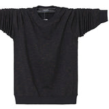 Men's T Shirt Long Sleeve Tshirt Clothing Casual Classic O-Neck Collar T-Shirts Cotton Tops Tees Mart Lion Black M 