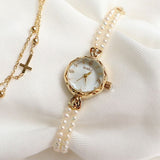Shiroko Natural Freshwater Pearl Ladies Watch Bracelet INS Mart Lion   