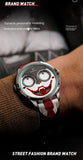 K1 Clown Waterproof Quartz Watch Men Interesting Design Leather Non Mechanical Mart Lion   